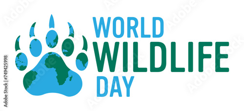 World Wildlife Day, March 3 design.