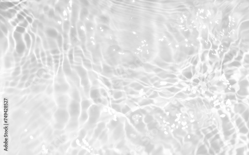White water surface texture with ripples, splashes, and bubbles. Abstract summer banner background Water waves in sunlight with copy space cosmetic moisturizer micellar toner emulsion. White water. © Water 💧 Shining 📸