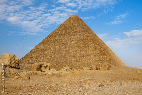 Great Pyramid of Khufu in Egypt, Giza