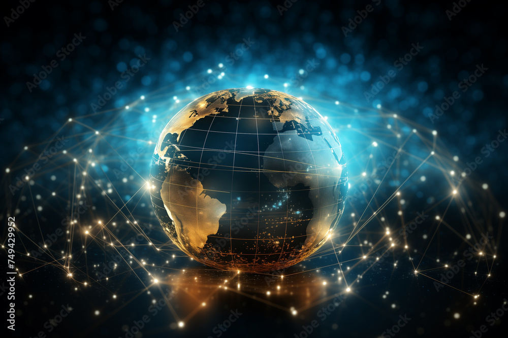 Abstract technology digital line electronic network data innovation concept background. Abstract technology digital line electronic network data innovation concept background.