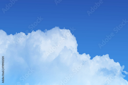 blue sky with clouds