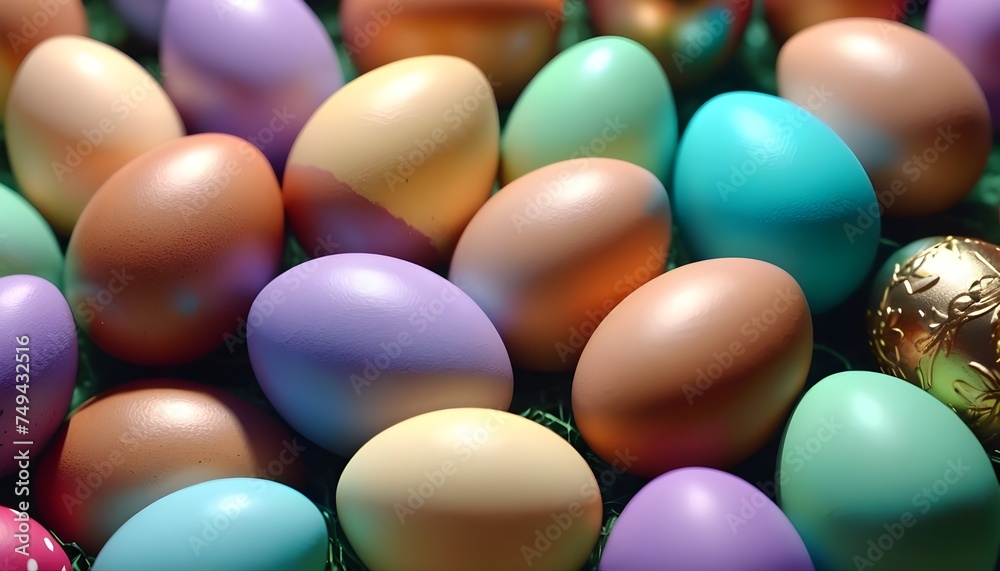 Monochrome colorful easter eggs background Monochrome colorful easter eggs background