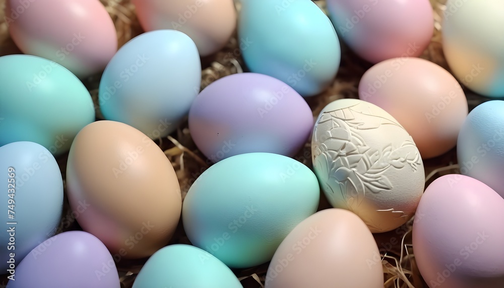 Monochrome colorful easter eggs background Monochrome colorful easter eggs background