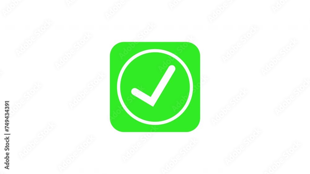 confirm animation