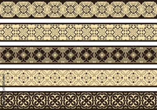 Seamless decorative borders