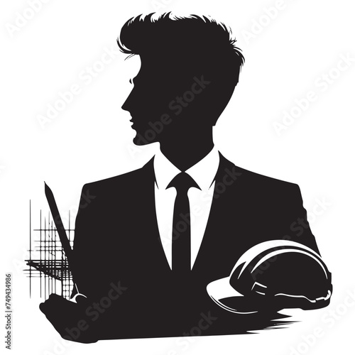 Enchanting Architect Silhouette Compilation - The Artistic Symphony of Shadows with a Design Twist

