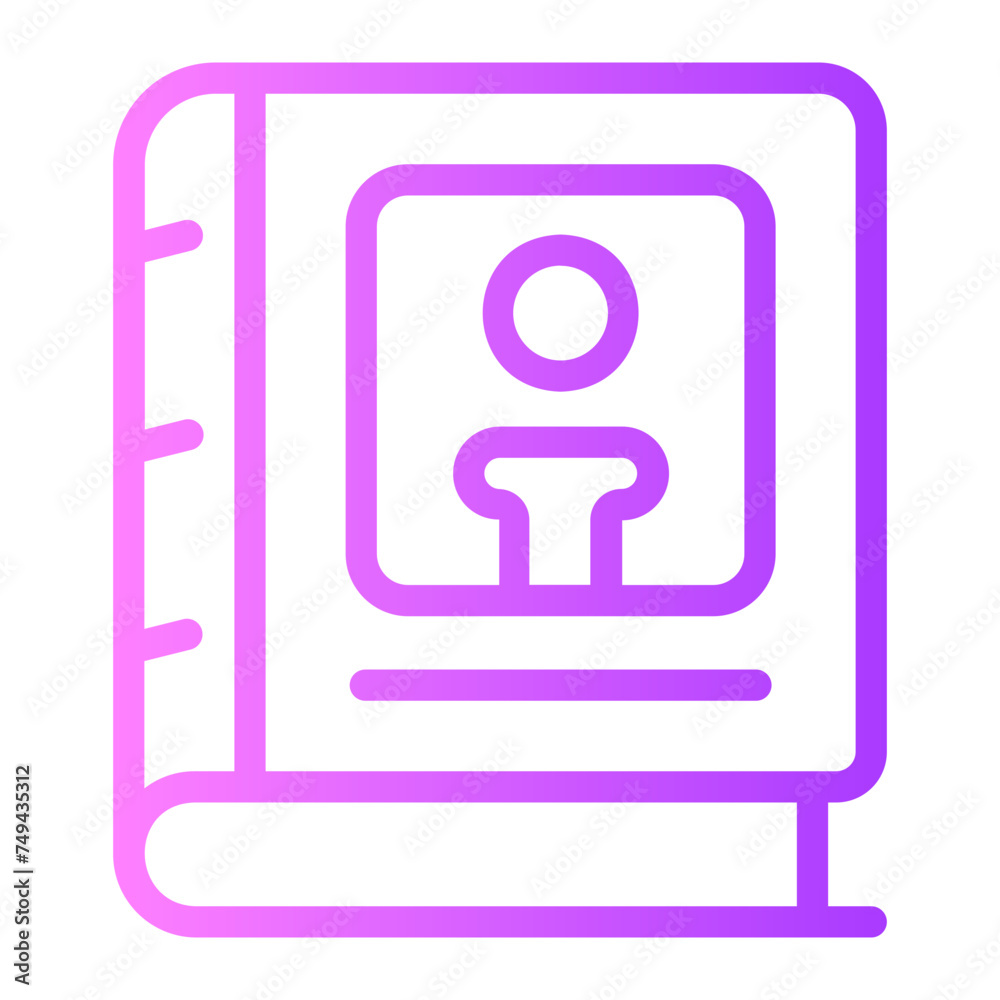 book gradient icon book gradient icon