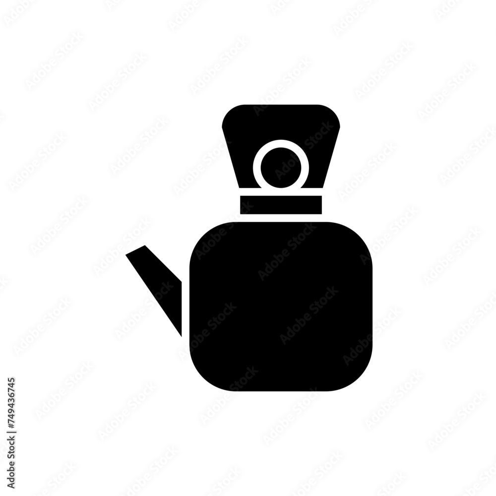 Obraz premium teapot glyph icon