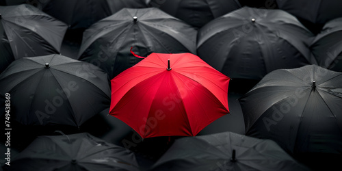 red and black umbrella background wallpepar photo