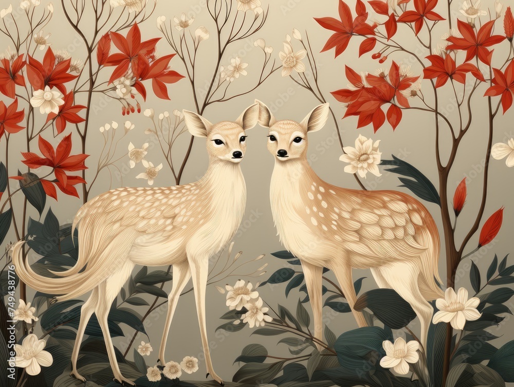 background with deer background with deer