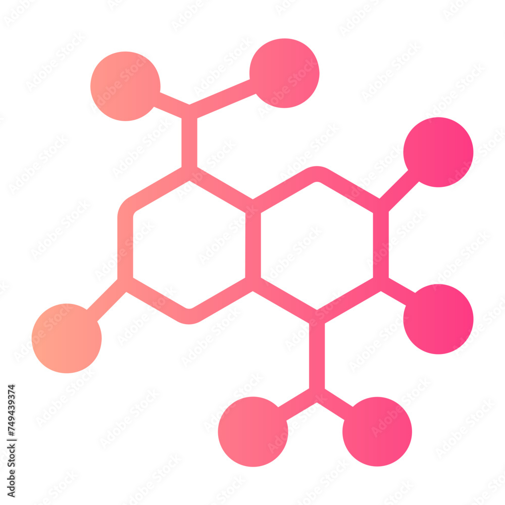 chemistry gradient icon chemistry gradient icon