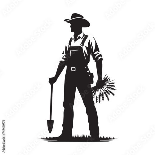 Dynamic Farmer Collection - Shaping the Rural Realm into Mesmerizing Forms with Farmer Vector
