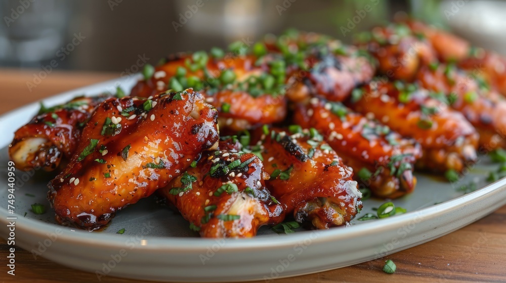 Chicken wings with Japanese sauce Chicken wings with Japanese sauce