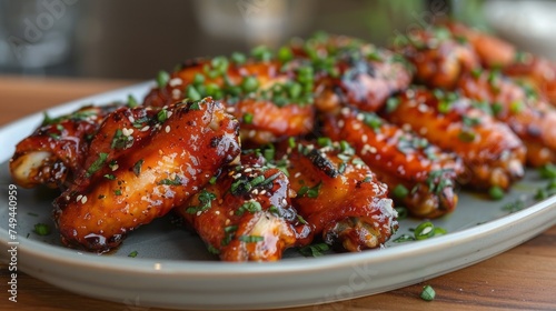 Chicken wings with Japanese sauce 