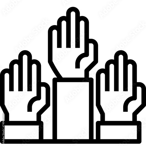 handsup,Bid,handup,miscellaneous,auction,trade.svg