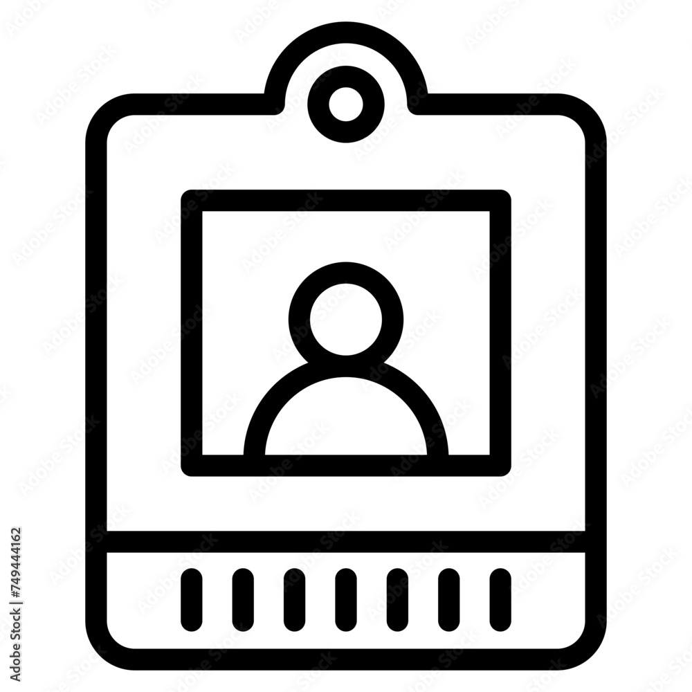 identity card icon identity card icon