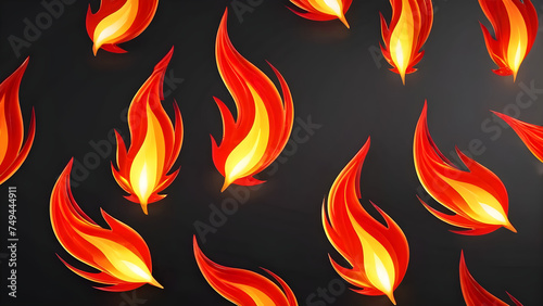 fire in the night. fire and flames. fire background. fire flame red hot sparks isolated on black background