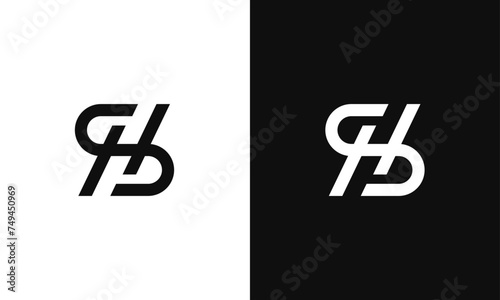 Letter HS, SH Logomark vector template, It is a minimal elector template for a minimal, elegant, professional, Outstanding trendy awesome artistic HS, SH initial-based Alphabet logo