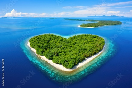 heart shaped island © Vasili