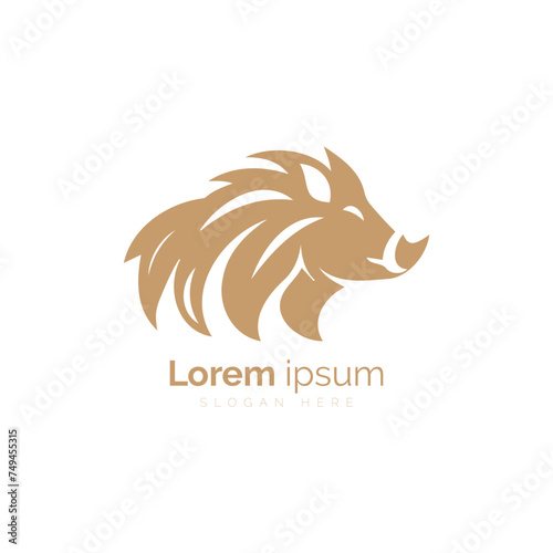 Elegant boar Logo Design With Abstract Styling for a Brand Identity
