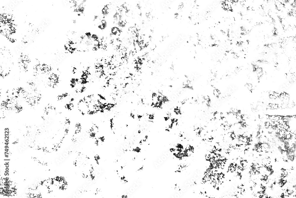 Abstract monochrome surface. black and white background pattern of cracks, chips, scuffs, dust, scratches. for design and printing