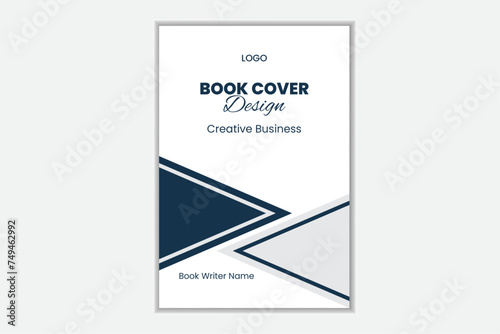 creative unique modern book cover design template advertisement corporate design.