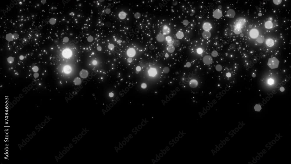 glowing circle orb energy particles loop background