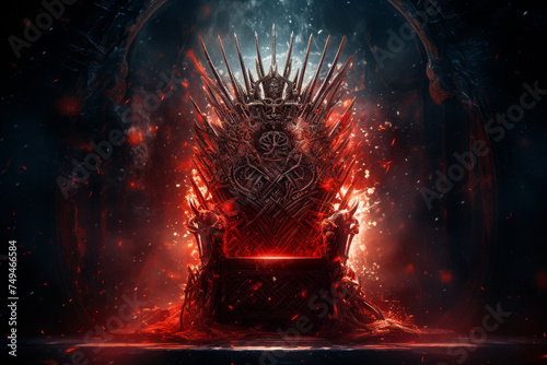 royal throne, kingdom of fire, throne of fire © Salawati