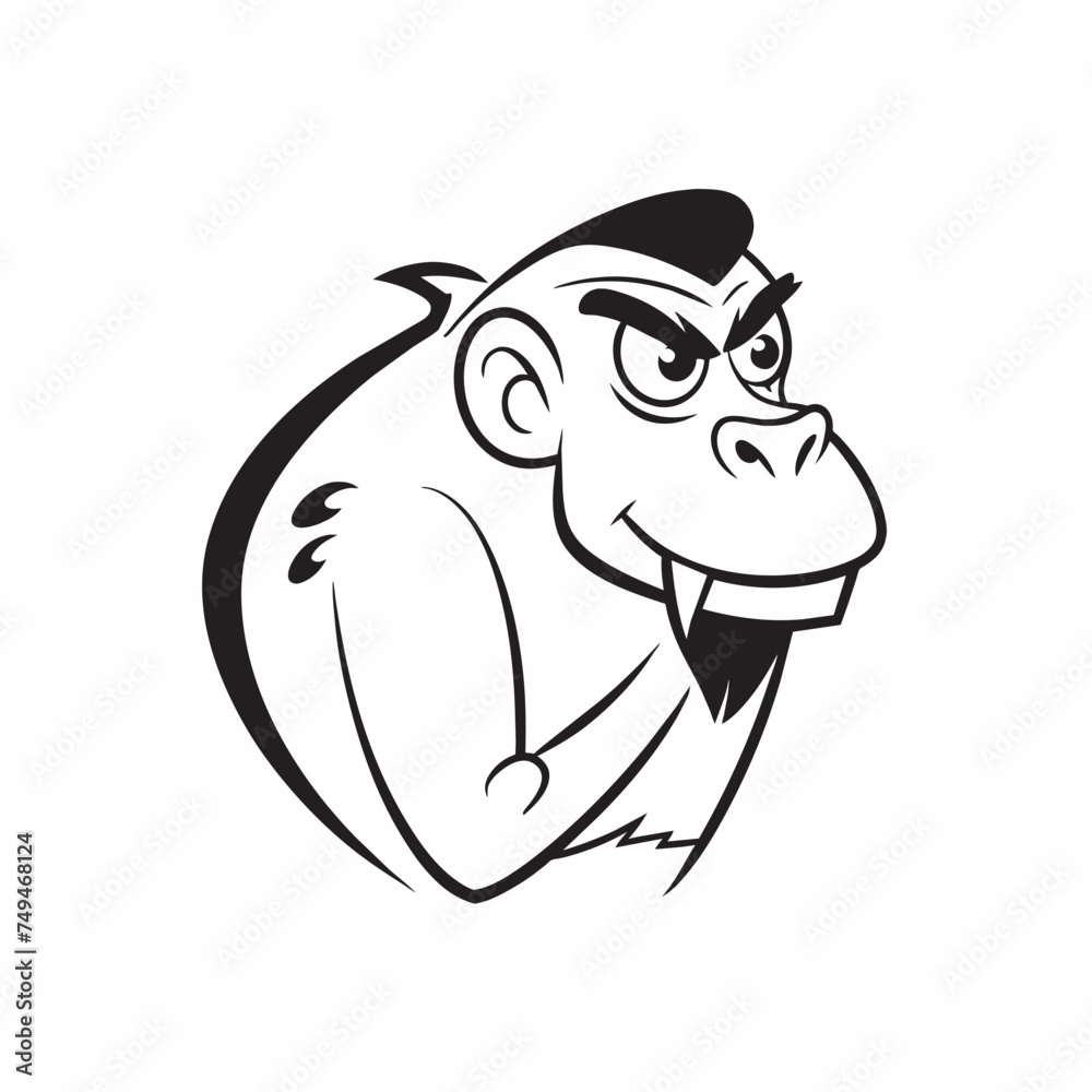 Silverback Gorilla Sitting Isolated On White Background
Silverback Gorilla Sitting Isolated On White Background