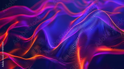 abstract background design  wave line background design