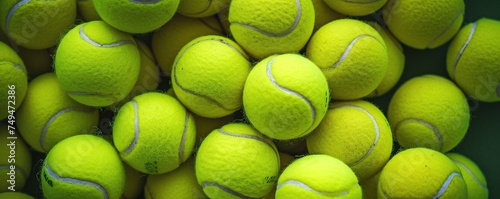 close up of tennis ball © adang