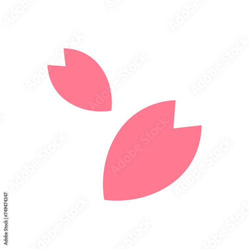 編集可能な桜のベクターアイコン