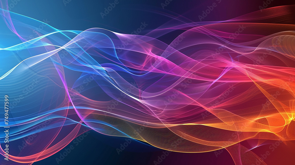 Obraz premium abstract background design ,wave line background design