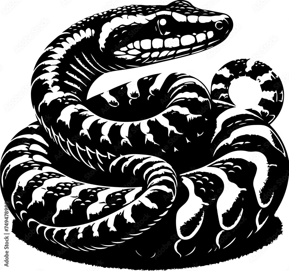 Fototapeta premium Agkistrodon Contortrix 