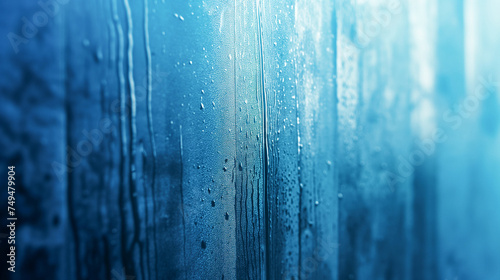 Beautiful abstract background in blue shades. Banner, cover, designer wallpaper, background for postcard © Irina