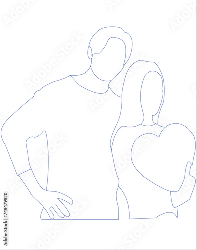 valentine coloring page photo
