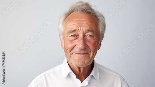 Studio portrait of a man