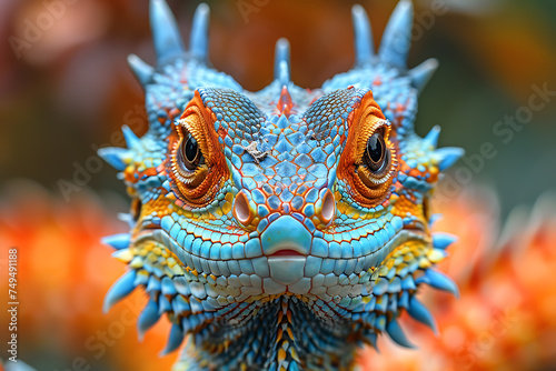 closeup of dragon
