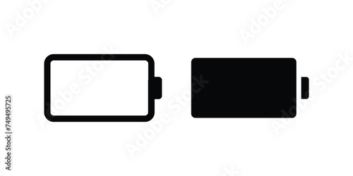 Battery icon. flat illustration of vector icon