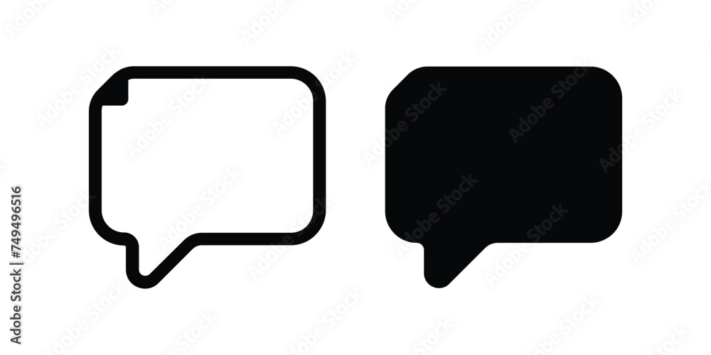 Bubble Chat icon. flat illustration of vector icon Bubble Chat icon. flat illustration of vector icon