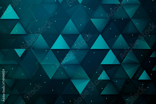 abstract triangles blue background vector | price 1 credit usd $1 photo