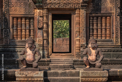 Banteay Srei Hindu Temple located in the area of Angkor Wat, Cambodia