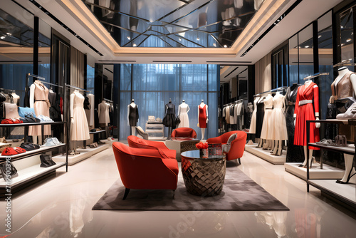 Elegance Embodied in Luxurious Fashion Boutique Interior - Aesthetically Pleasing Display Style
