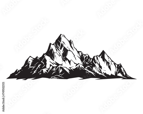 mountain vector illustration
