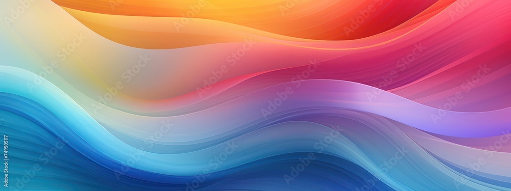 Vibrant Colorful Waves Background Generative AI Vibrant Colorful Waves Background Generative AI