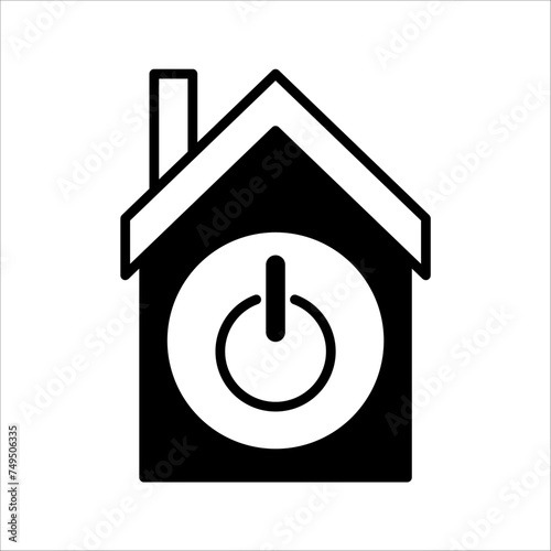 House power switch - Vector web icon