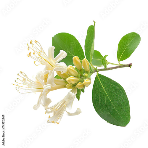 Wallpaper Mural Honeysuckle on white background,png Torontodigital.ca