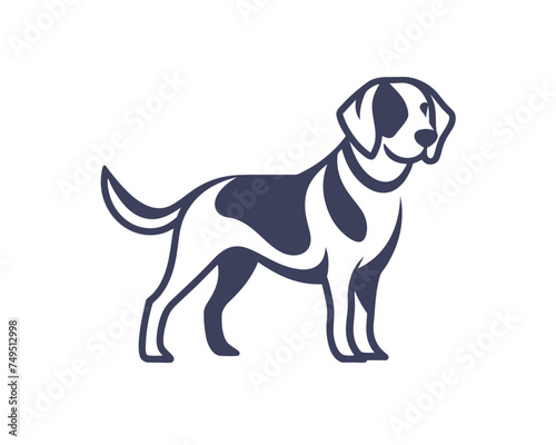 Pet dog icon symbol template for graphic and web design collection logo vector illustration © arinda_BJ