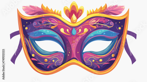Party mask isolated icon vector illustration design © Mishi