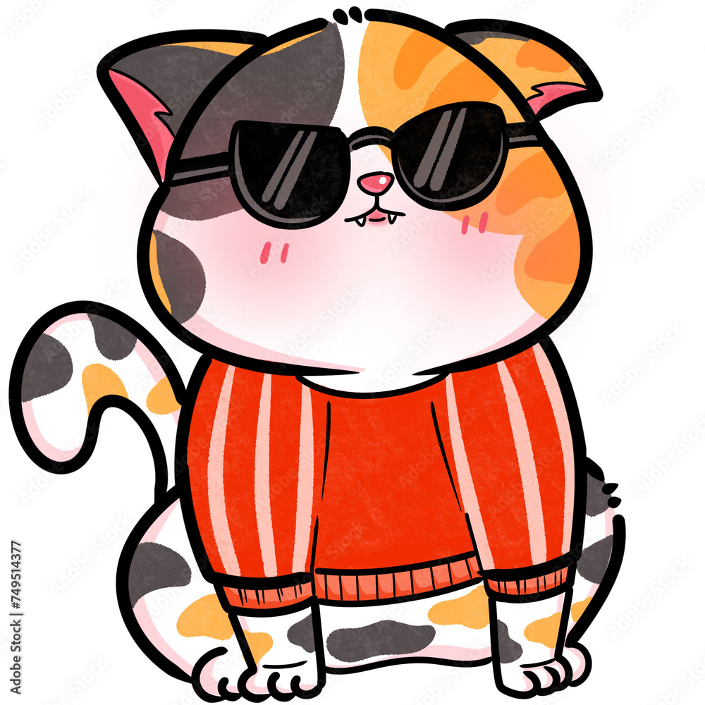 Naklejka premium Cats